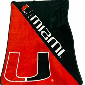 The Northwest Group UM Miami Hurricanes 50" x 60" throw blanket